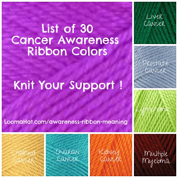 Support Ribbon Color Chart