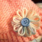 How to Loom knit a Flower