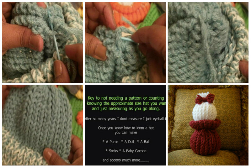 How to Loom Knit a Hat