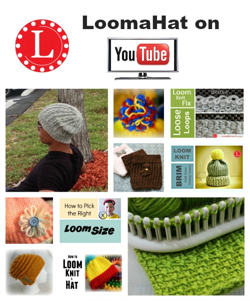 Loom Knitting PATTERNS Scrap Yarn Book Mark . an Easy, Fun and Fast Project  Includes Video Tutorial Loomahat 