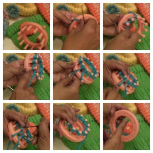 Loom Knit a Flower