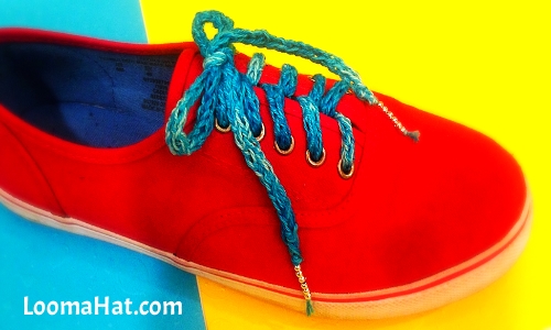 Loom Knit I-cord Shoelaces