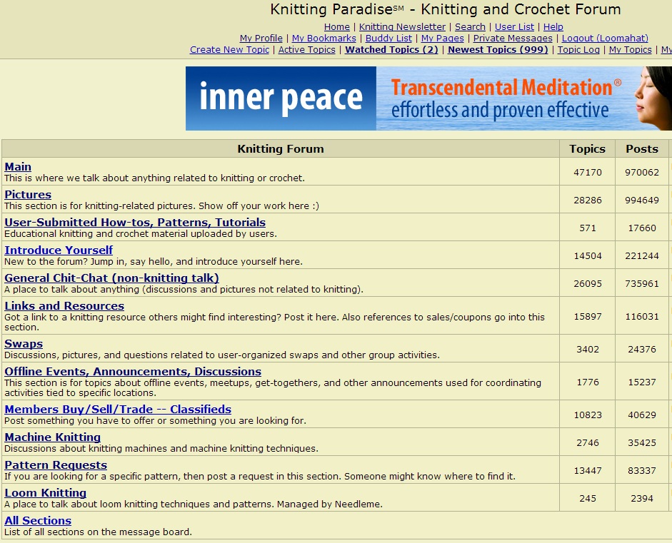 Knitting forum 2025
