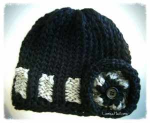 Loom-Knit-hat