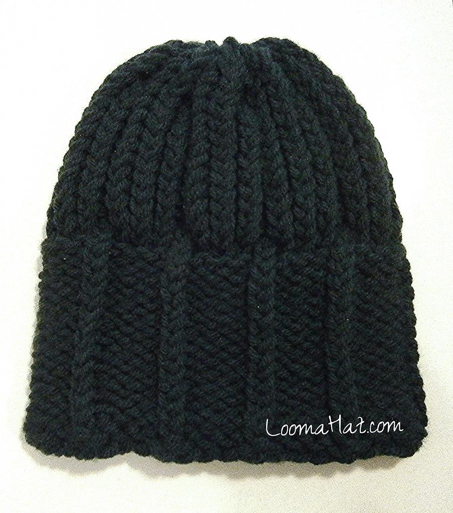 Loom Knitting by This Moment is Good!: Free Loom Knit Hat Pattern