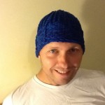 Loom Knit Mens Knit Hat