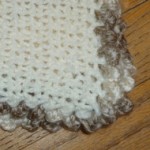 Loom knit baby blanket