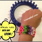 Rainbow Loom Dragon Scale