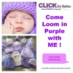 Period of Purple Crying Hats – Information and FREE Loom Patterns