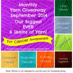 Yarn Giveaway September 2014 – Our BIGGEST 