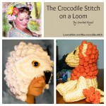 The Crocodile Stitch on a Knitting Loom