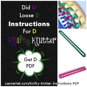 Knifty Knitter Instructions PDF
