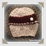 Loom Knit Newborn Hat Pattern for a Boy – FREE