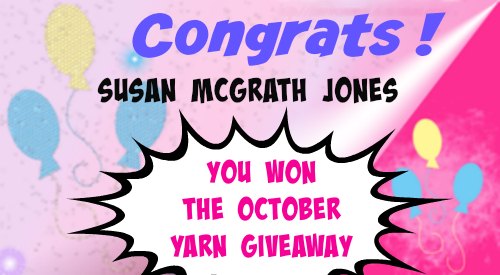 Yarn Giveaway October 2014