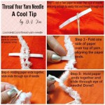 Thread a Yarn Needle – Picture and Video Tutorial