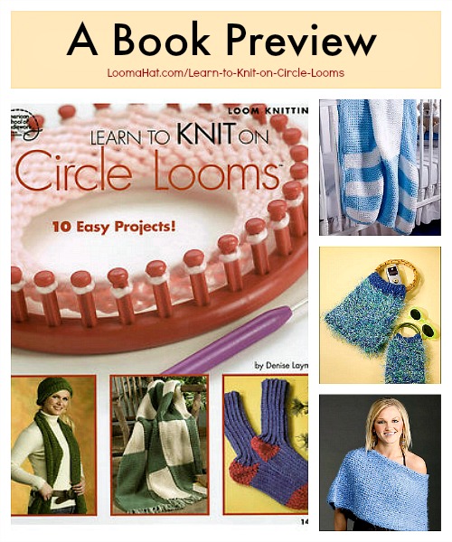 Loom Knitting Books - Knit Caps on Circle Looms