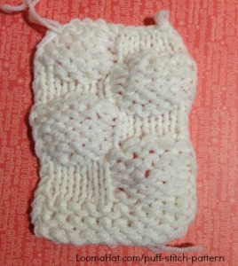 Puff Stitch Pattern 