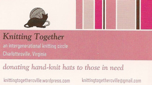 Knitting Together Business card