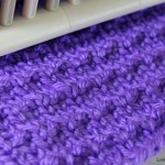 Andalusian Stitch on a Knitting Loom