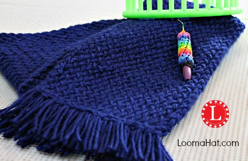 Loom Knit Scarf on Any Loom for Beginners 