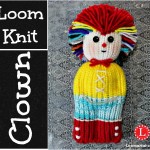 Loom Knit Clown Doll