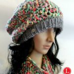 Slub Yarn Slouchy Hat & Cowl FREE Pattern for the Loom