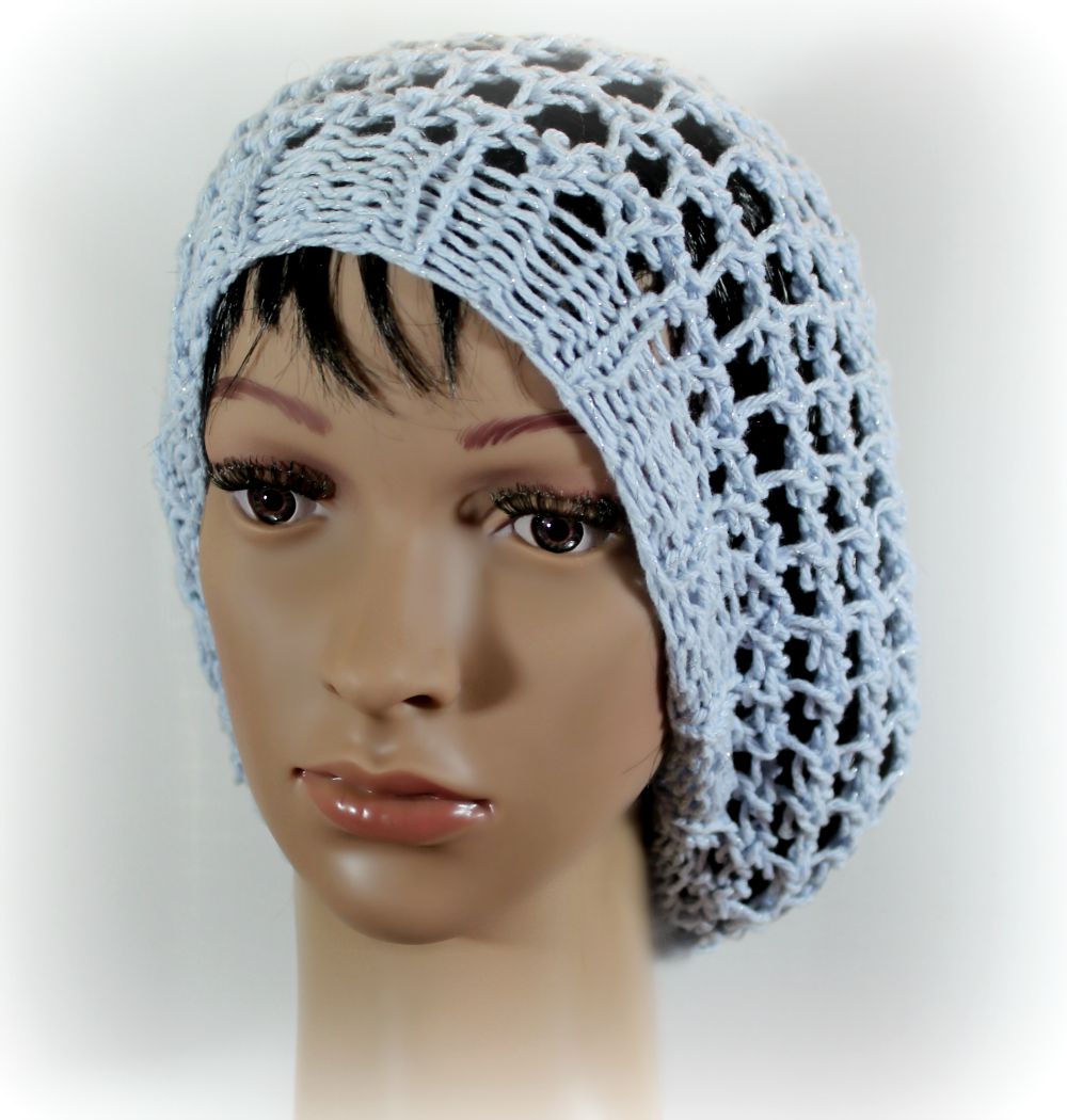 LOOM KNITTING Hat Pattern EASY Garter Stitch Beanie Slouchy 