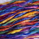 Loom Knitting with Slub Yarn