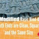 Modified Basic Bind off