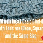 Modified Basic Bind Off on Loom