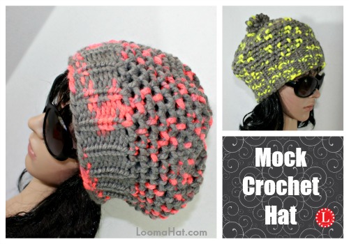 Mock Crochet Hat