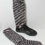 Loom Knit Sock Boots – Pattern and Video
