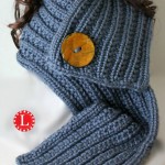 Farrow Rib Stitch Scarf Loom Knit Pattern and Video