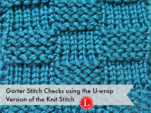 Garter Stitch Checks