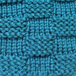 Garter Stitch Checks – Nice Version of the Basketweave