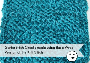 Garter Stitch Checks