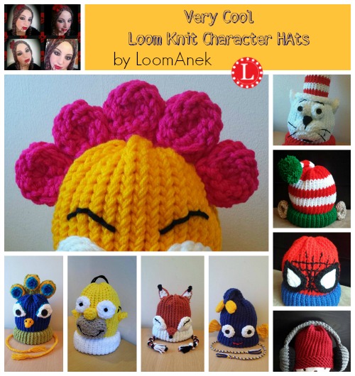 Loom-Knit Hats Pattern Book