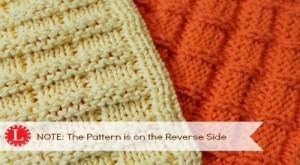 Waffle Stitch Washcloth