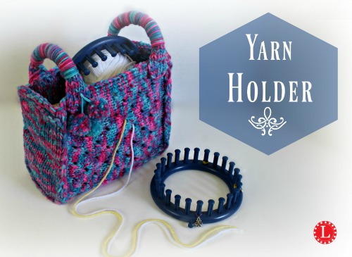 Staggered Eyelet Yarn Bag