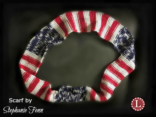 Americana Yarn Scarf