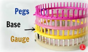 thumbnail image 2 of Red Knitting Loom With 26 Pegs + 26 Extra-pegs In UK | KnitUK 2 of 11