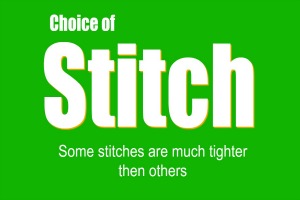 Stitch is too tight