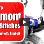 Remounting Stitches After Cast-off