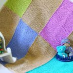 Loom Knit Garter Stitch Baby Blanket