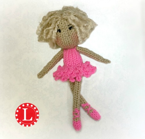 knitted ballerina doll pattern free