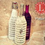 Wine Bottle Cover on a Round Knitting Loom Pattern Video