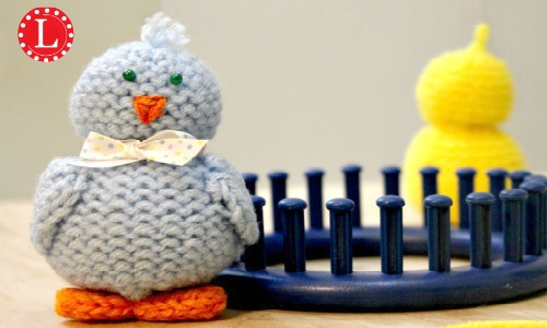 Loom knit Tiny Chick toys