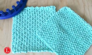 Seed Stitch Dishcloth