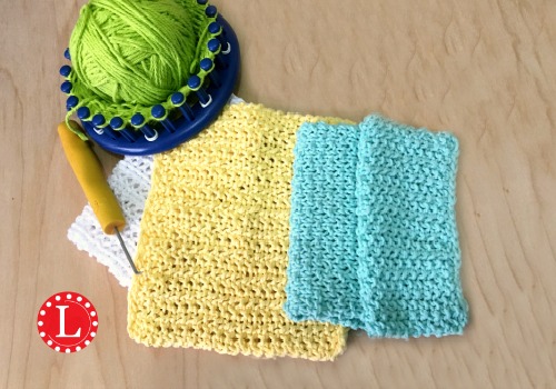 loom knitdishcloth