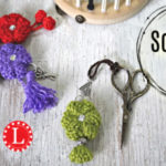 Loom Knit Scissor Fob Pattern Video